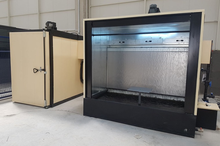 Su Perdeli Yaş Boya Kabinleri